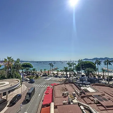 아파트 Luxury 1 Bedroom Croisette Martinez Direct Sea View 241 칸느